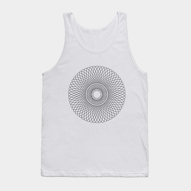 Round mandala Tank Top by hedehede